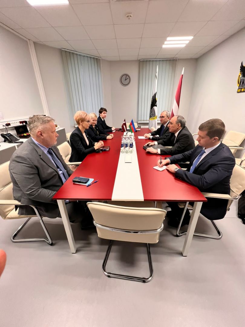 Baş prokuror Latviyada işgüzar səfərdə olub (FOTO)