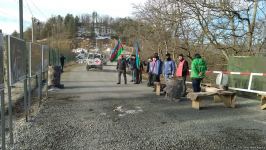 BQXK-ya məxsus avtomobillər Laçın yolundan keçib (FOTO)