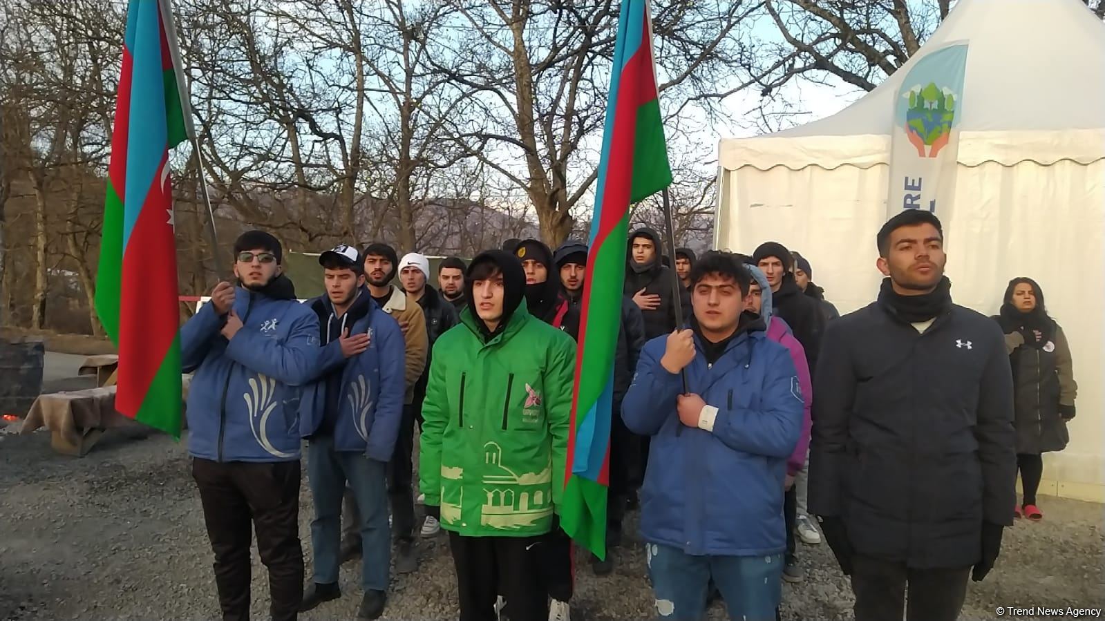 Laçın-Xankəndi yolunda etirazlar 74 gündür davam edir (FOTO/VİDEO)