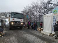BQXK-ya məxsus avtomobillər Laçın yolundan keçib (FOTO)