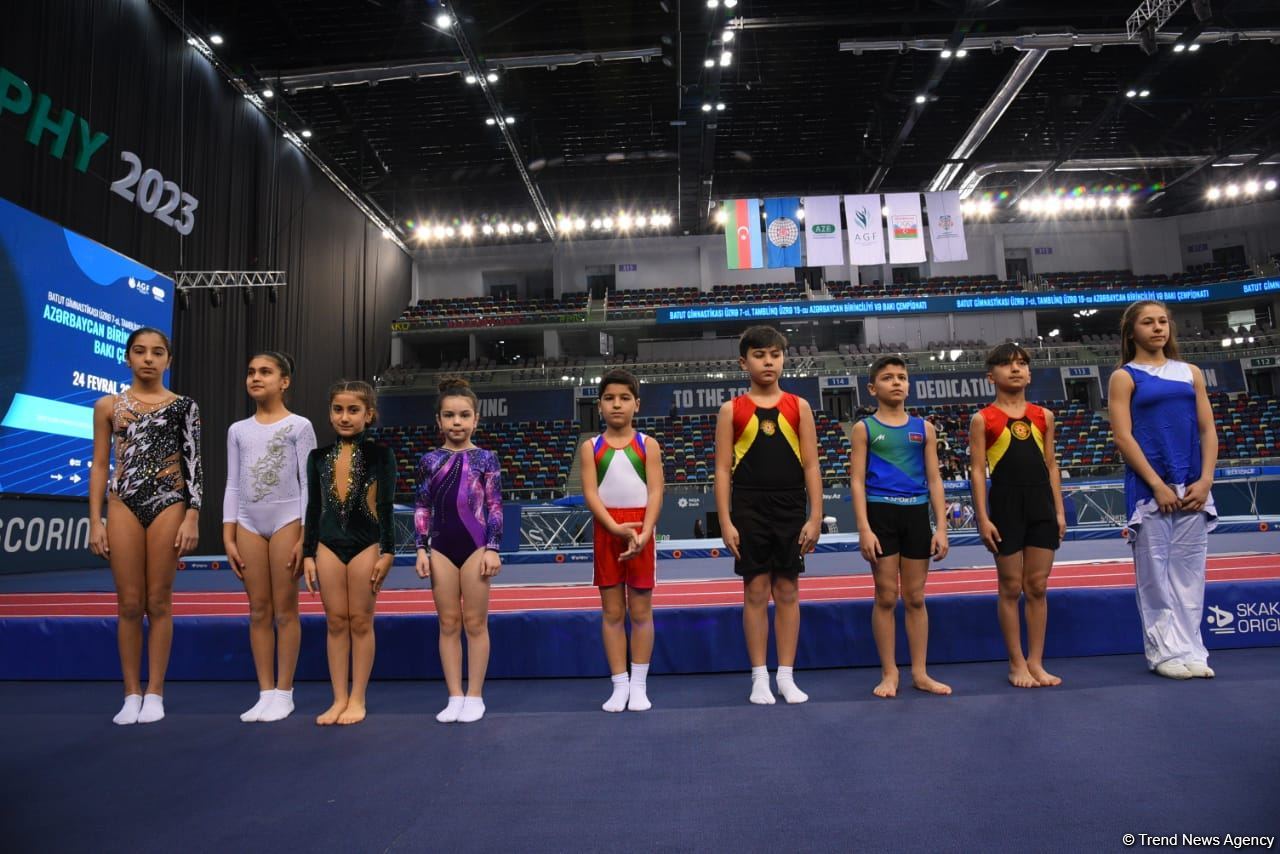 Bakıda batut gimnastikası və tamblinq üzrə Azərbaycan birinciliyinə və Bakı çempionatına start verilib (FOTO)
