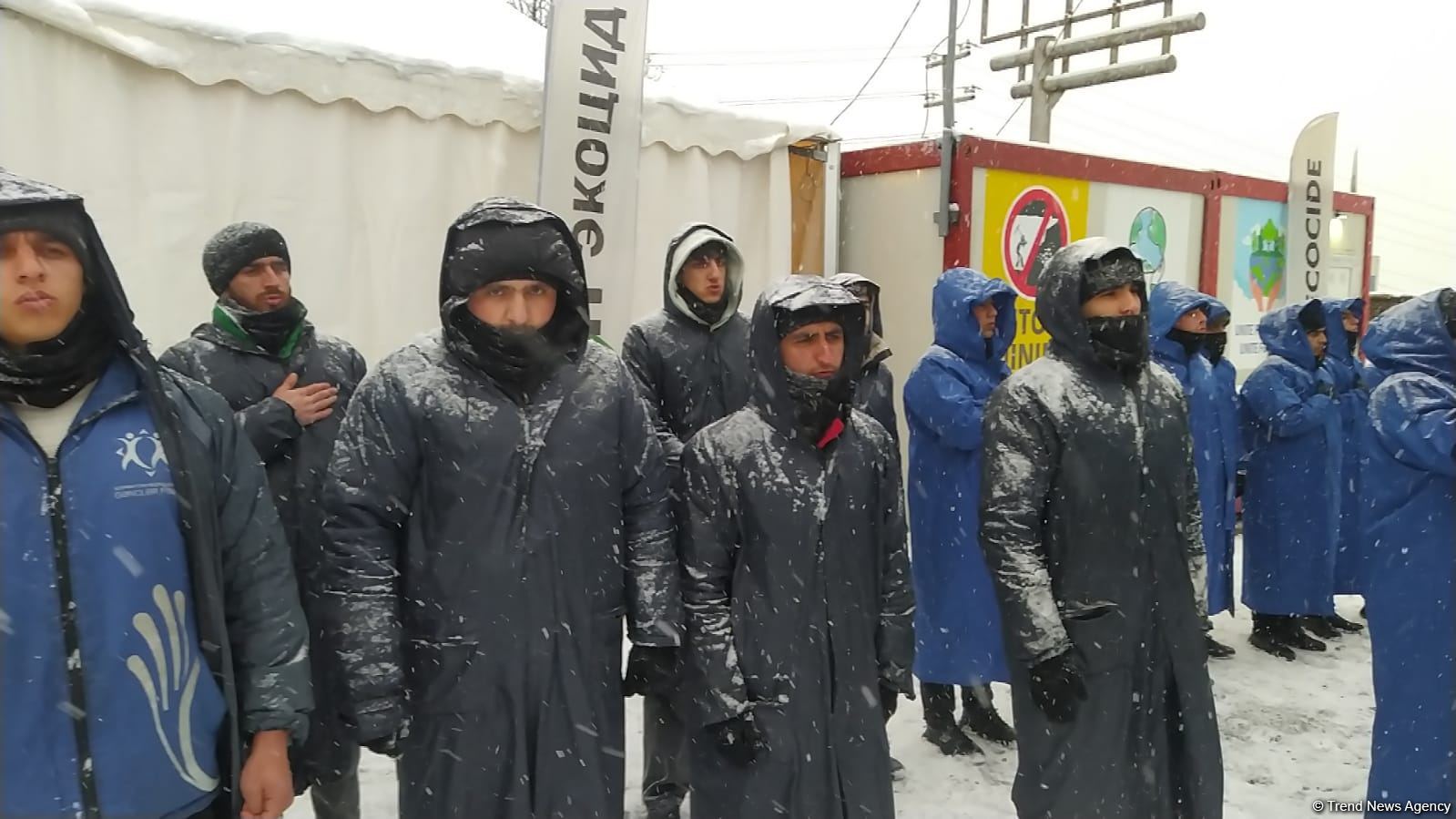 Laçın-Xankəndi yolunda etirazlar 75 gündür davam edir (FOTO)