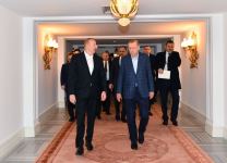 İstanbulda Prezident İlham Əliyevin Türkiyə Prezidenti Rəcəb Tayyib Ərdoğan ilə görüşü olub (FOTO/VİDEO) (YENİLƏNİB-2)