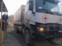 BQXK-ya məxsus avtomobillər Laçın yolundan keçib (FOTO)