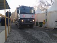 BQXK-ya məxsus avtomobillər Laçın yolundan keçib (FOTO)