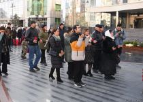 Azərbaycan ictimaiyyəti "Ana harayı" abidəsini ziyarət edir (FOTO)