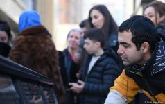 Azərbaycan ictimaiyyəti "Ana harayı" abidəsini ziyarət edir (FOTO)