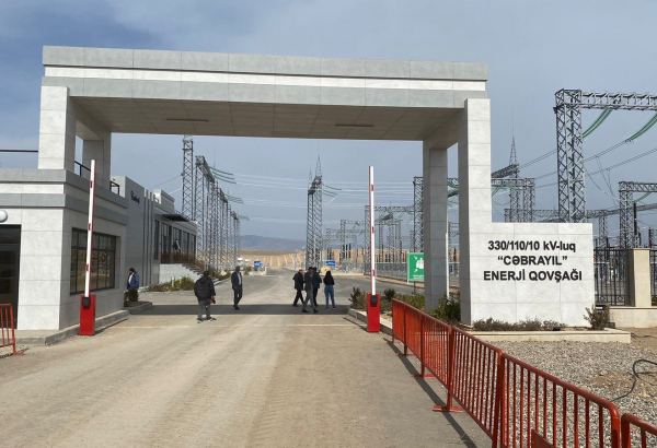 "Cəbrayıl" enerji qovşağından ixrac olunan elektrik enerjisinin həcmi artırıla bilər