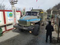 Sülhməramlılara aid 26 avtomobil Laçın yolundan keçib (FOTO)