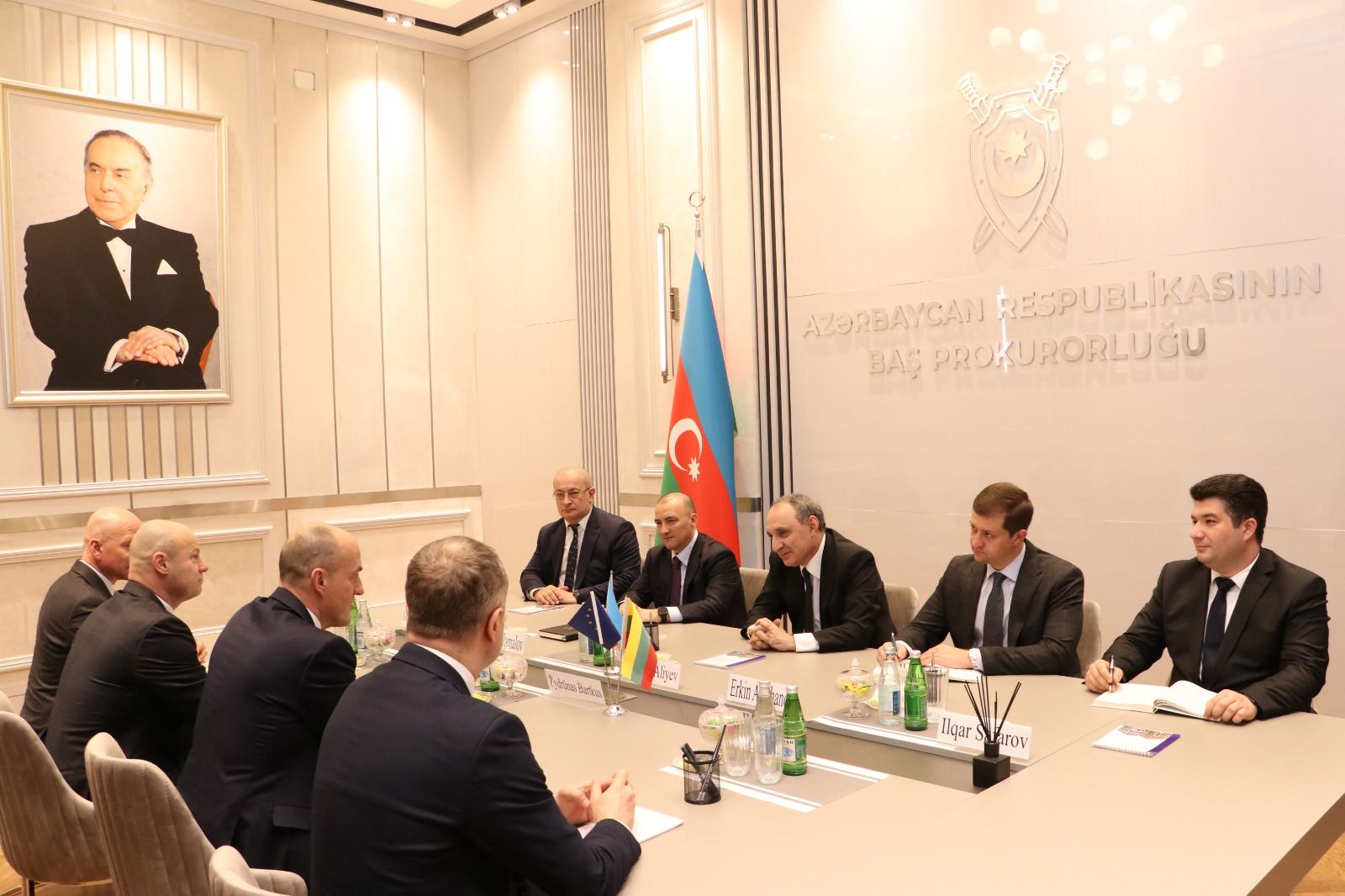 Kamran Əliyev Litvanın Xüsusi İstintaq Xidmətinin rəhbəri ilə görüşüb (FOTO)
