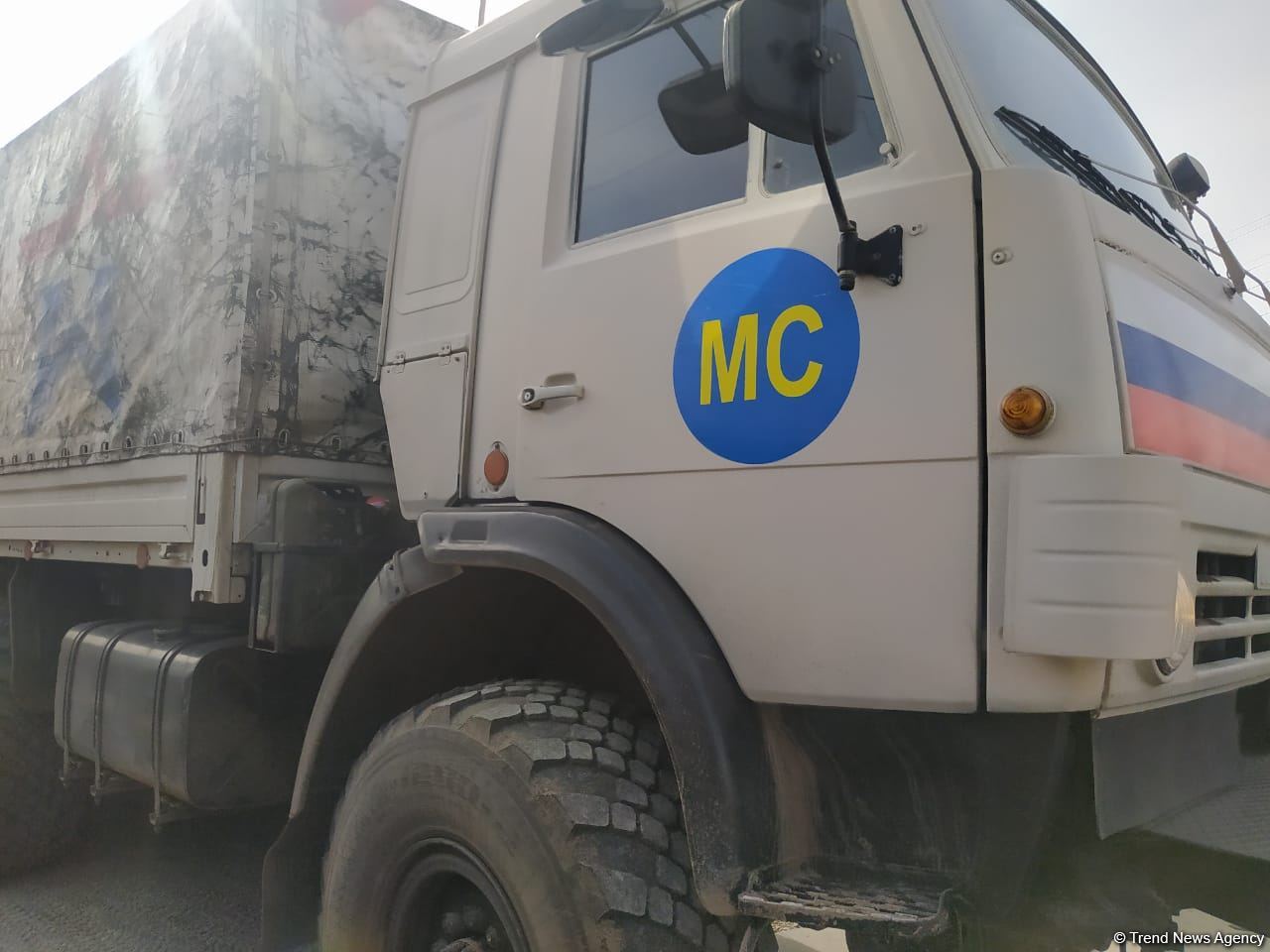 Sülhməramlılara aid daha bir maşın karvanı Laçın yolundan maneəsiz keçib (FOTO)