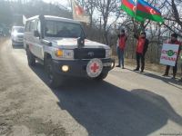 BQXK-ya məxsus avtomobillər Laçın yolundan keçib (FOTO)