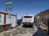 Səhər saatlarından indiyədək sülhməramlılara aid 37 avtomobil Laçın yolundan keçib (FOTO)