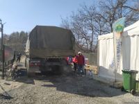 Səhər saatlarından indiyədək sülhməramlılara aid 37 avtomobil Laçın yolundan keçib (FOTO)