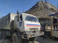 Səhər saatlarından indiyədək sülhməramlılara aid 37 avtomobil Laçın yolundan keçib (FOTO)