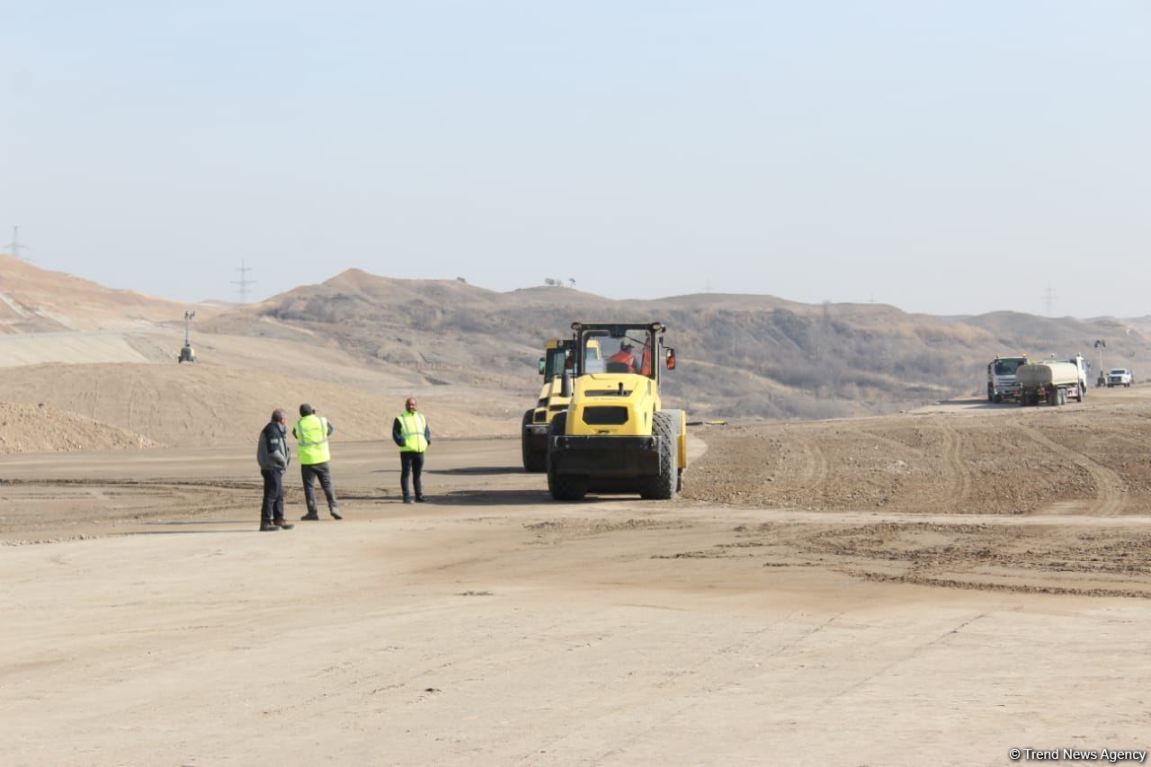 Zəngəzur dəhlizinin tikintisi 73% icra olunub (FOTO)