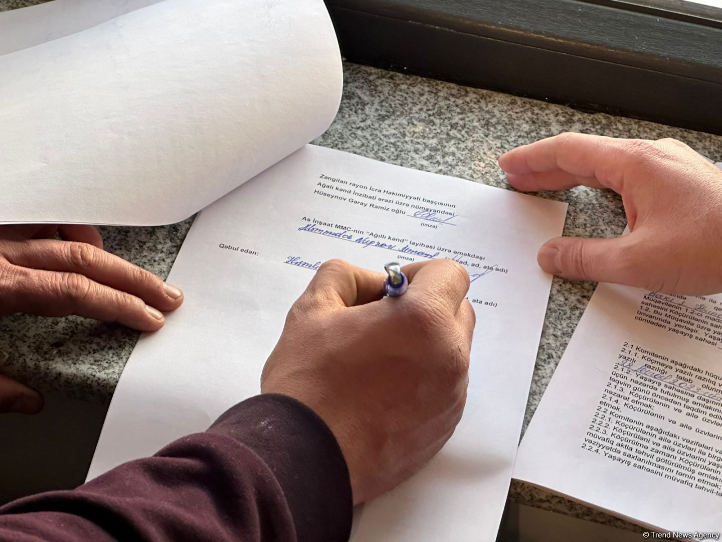 Zəngilan rayonunun Ağalı kəndinə növbəti köç (FOTO)