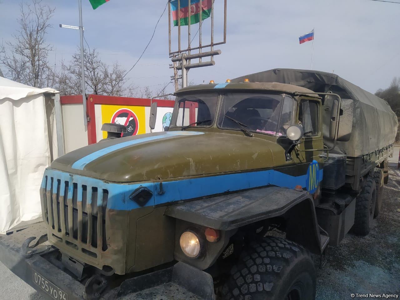 Bu gün artıq 21 avtomobil Laçın yolundan keçib (FOTO)