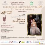 “Gənclərə dəstək” layihəsi çərçivəsində Elmira Dadaşovanın solo konserti olub (FOTO)