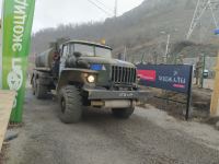 Sülhməramlılara aid avtomobil karvanı Laçın yolundan keçib (FOTO)