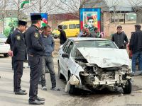 Ağdamda ağır qəza baş verib (FOTO)