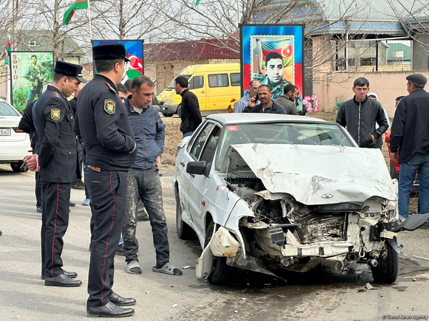 Ağdamda ağır qəza baş verib (FOTO)