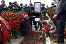 Şəhid Şəhriyar Əlibəyli dəfn olunub (FOTO)