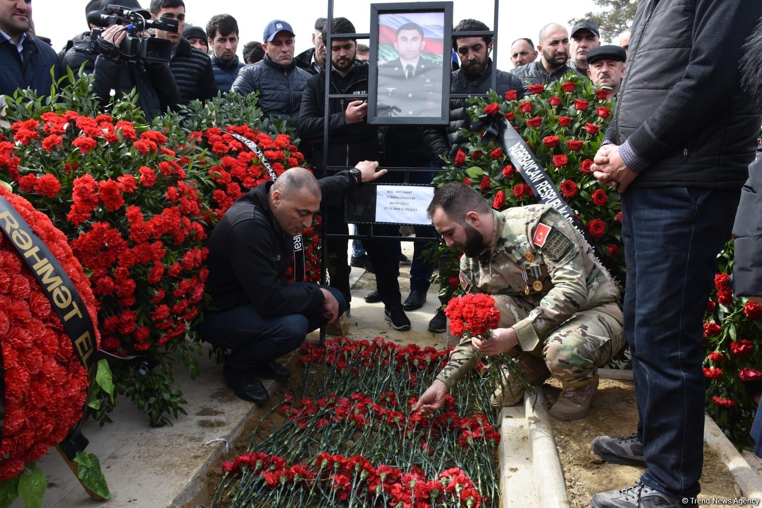 Şəhid Şəhriyar Əlibəyli dəfn olunub (FOTO)