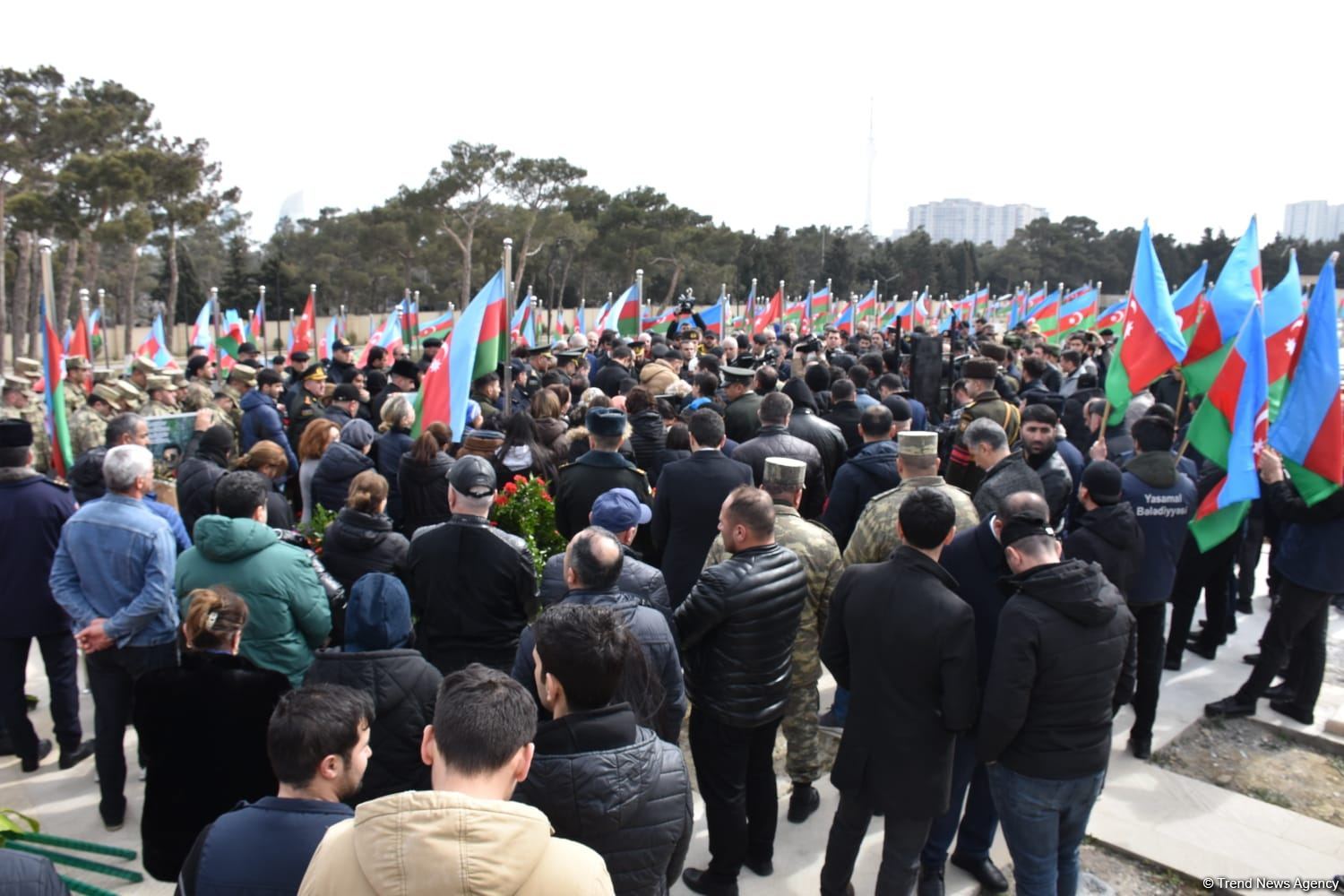 Şəhid Şəhriyar Əlibəyli dəfn olunub (FOTO)