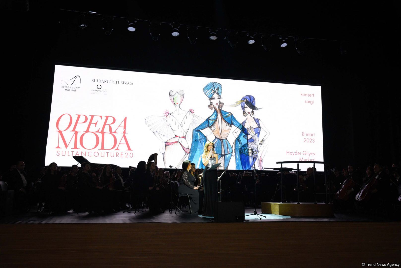 Yüksək opera sənətinin və modanın füsunkar harmoniyası - Heydər Əliyev Mərkəzinin 8 mart hədiyyəsi (FOTO)