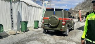 Sülhməramlılara aid daha doqquz avtomobil Laçın yolundan maneəsiz keçib (FOTO)