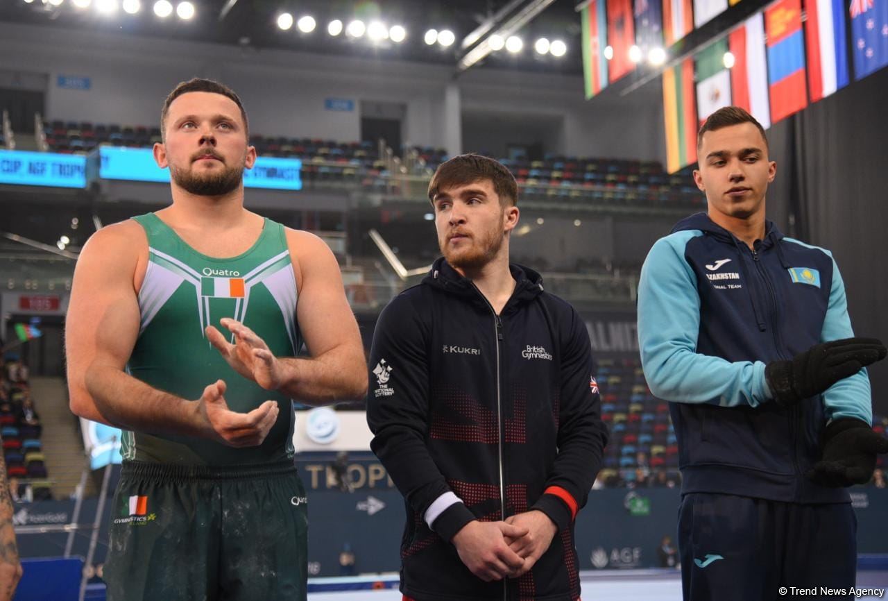 Bakıda idman gimnastikası üzrə FIG Dünya Kubokunun üçüncü gününə start verilib (FOTO)