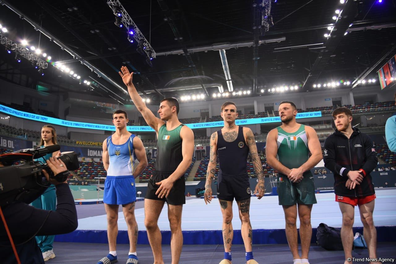 Bakıda idman gimnastikası üzrə FIG Dünya Kubokunun üçüncü gününə start verilib (FOTO)