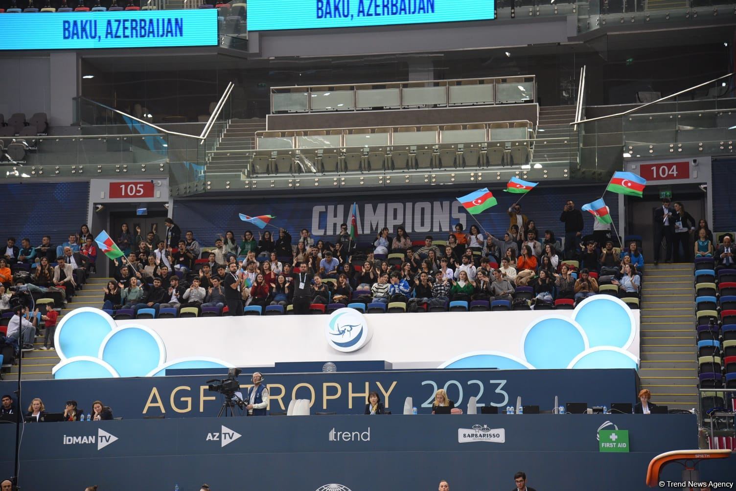 FIG Dünya Kuboku: Azərbaycanlı gimnast halqalarla hərəkət üzrə qızıl medal qazanıb (FOTO)