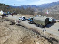 Sülhməramlılara aid daha 33 maşın Laçın yolundan maneəsiz keçib (FOTO)