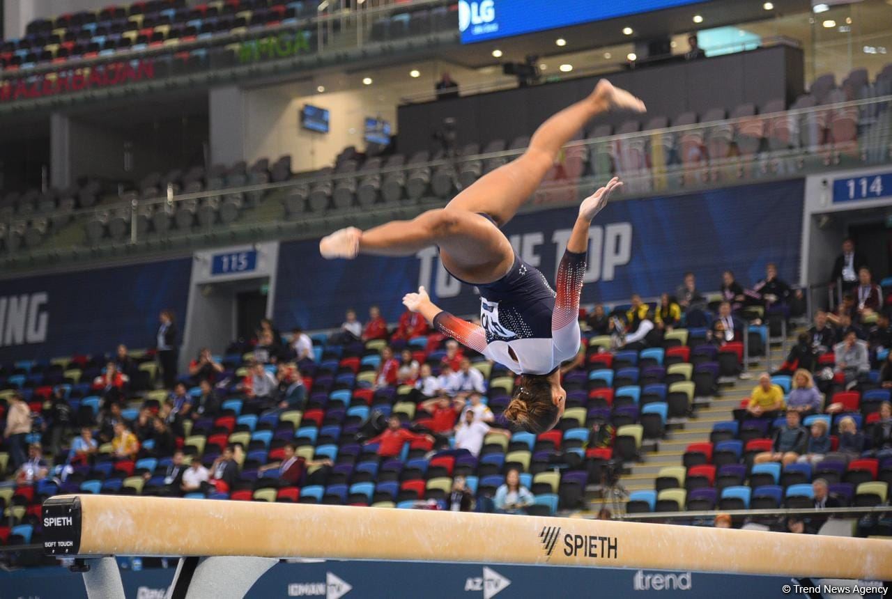Idman Gimnastika üzrə FIG Dünya Kubokunun son gününün ən gözəl anları (FOTO)