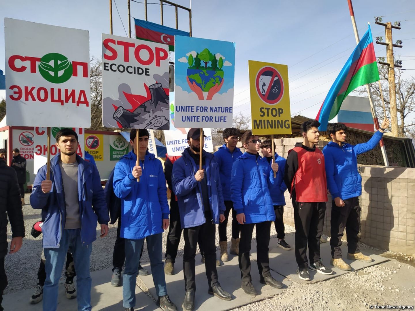 Laçın-Xankəndi yolunda etiraz aksiyası 3 aydır davam edir (FOTO)