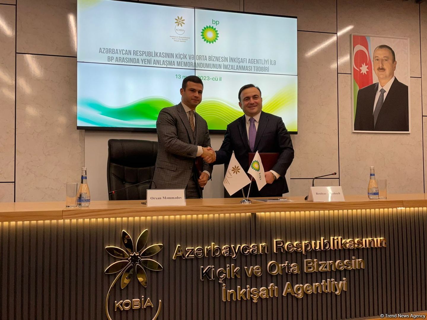 KOBİA və bp arasında əməkdaşlığa dair Anlaşma Memorandumu imzalanıb (FOTO)
