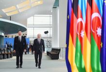 Azərbaycan Prezidenti və Almaniya Kansleri birgə mətbuat konfransı keçiriblər (FOTO/VİDEO) (YENİLƏNİB)