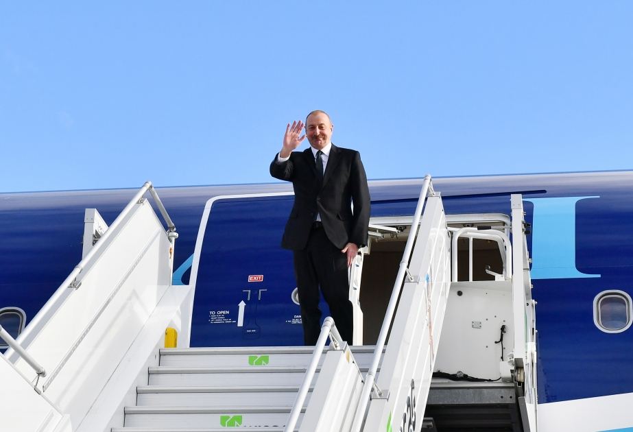 Prezident İlham Əliyevin Almaniyaya işgüzar səfəri başa çatıb