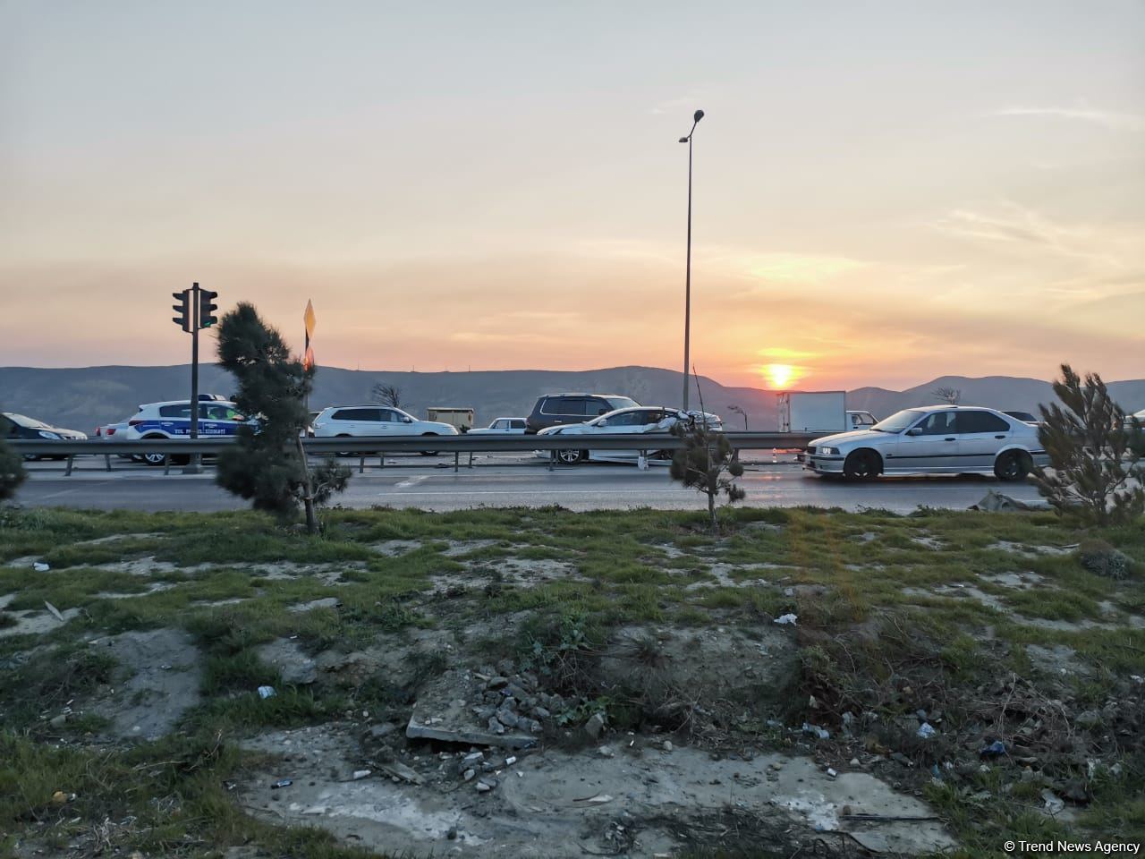 Bakıda ağır yol qəzası olub (FOTO)