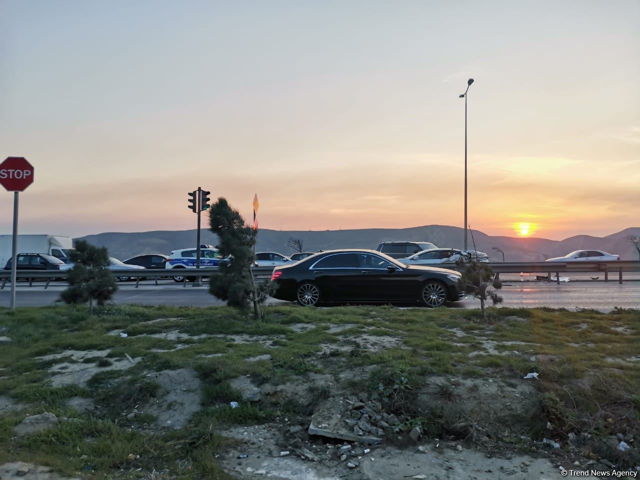 Bakıda ağır yol qəzası olub (FOTO)