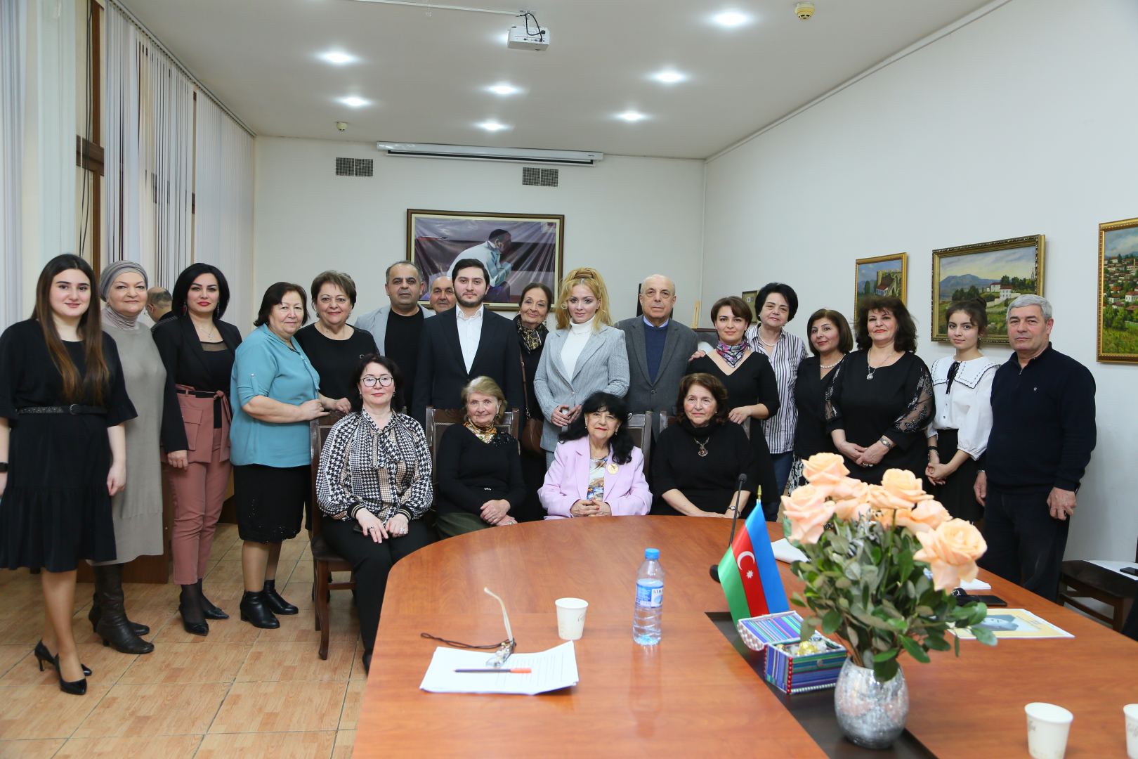 Görkəmli teatr rejissorunun 100 illik yubileyi keçirilib (FOTO)