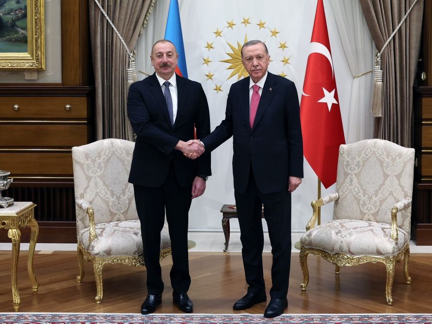 Prezident İlham Əliyevin Türkiyə Prezidenti Rəcəb Tayyib Ərdoğanla görüşü olub (YENİLƏNİB-2) (FOTO/VİDEO)