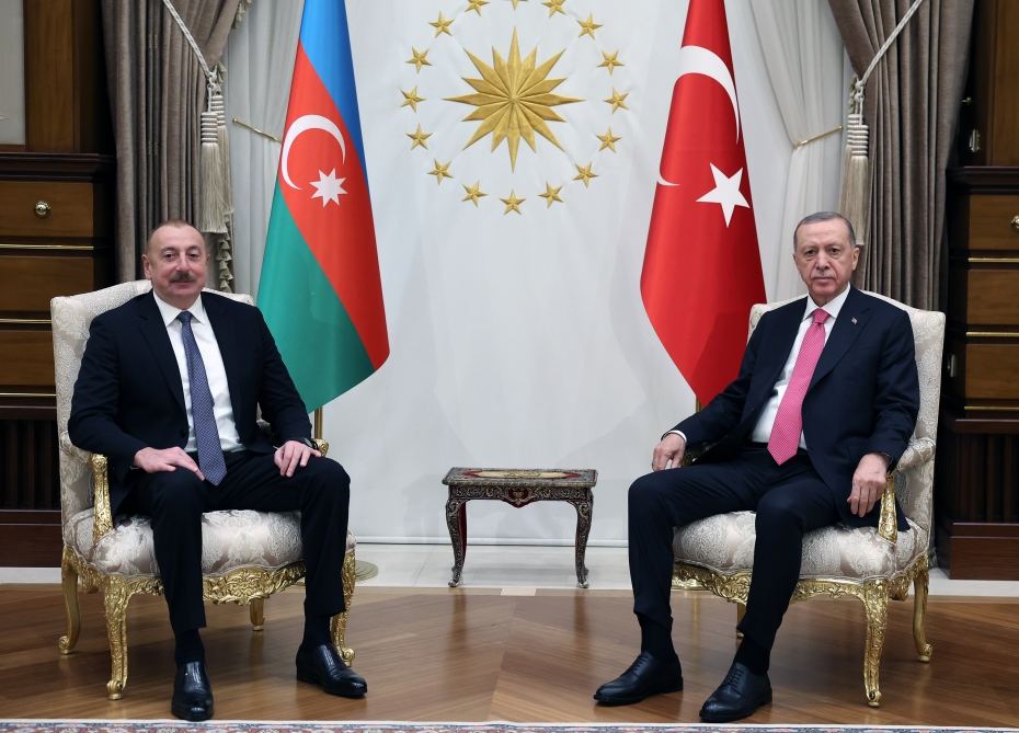 Prezident İlham Əliyevin Türkiyə Prezidenti Rəcəb Tayyib Ərdoğanla görüşü olub (YENİLƏNİB-2) (FOTO/VİDEO)