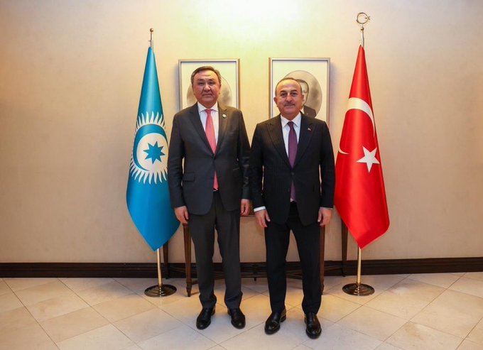 Türk Dövlətləri Təşkilatının Baş katibi Türkiyənin xarici işlər naziri ilə görüşüb