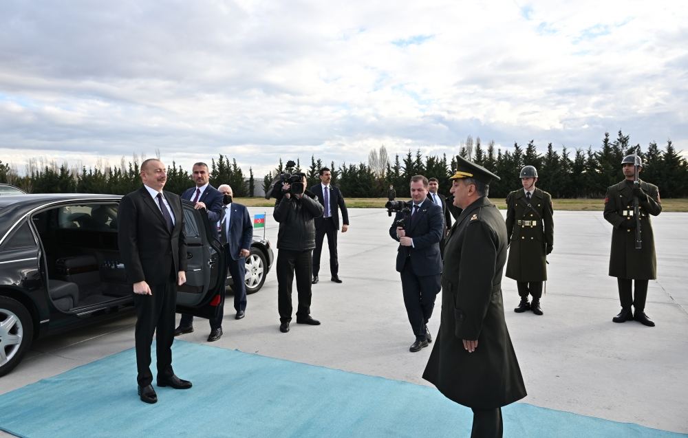 Prezident İlham Əliyevin Türkiyəyə səfəri başa çatıb (FOTO/VİDEO)