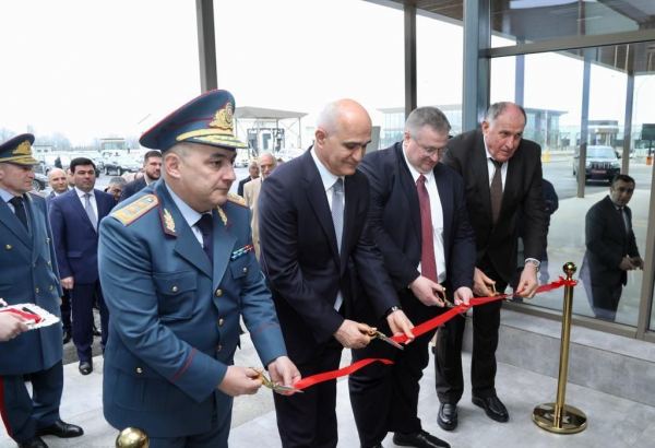 Yenidənqurmadan sonra Xanoba gömrük postu istismara verilib (FOTO/VİDEO)