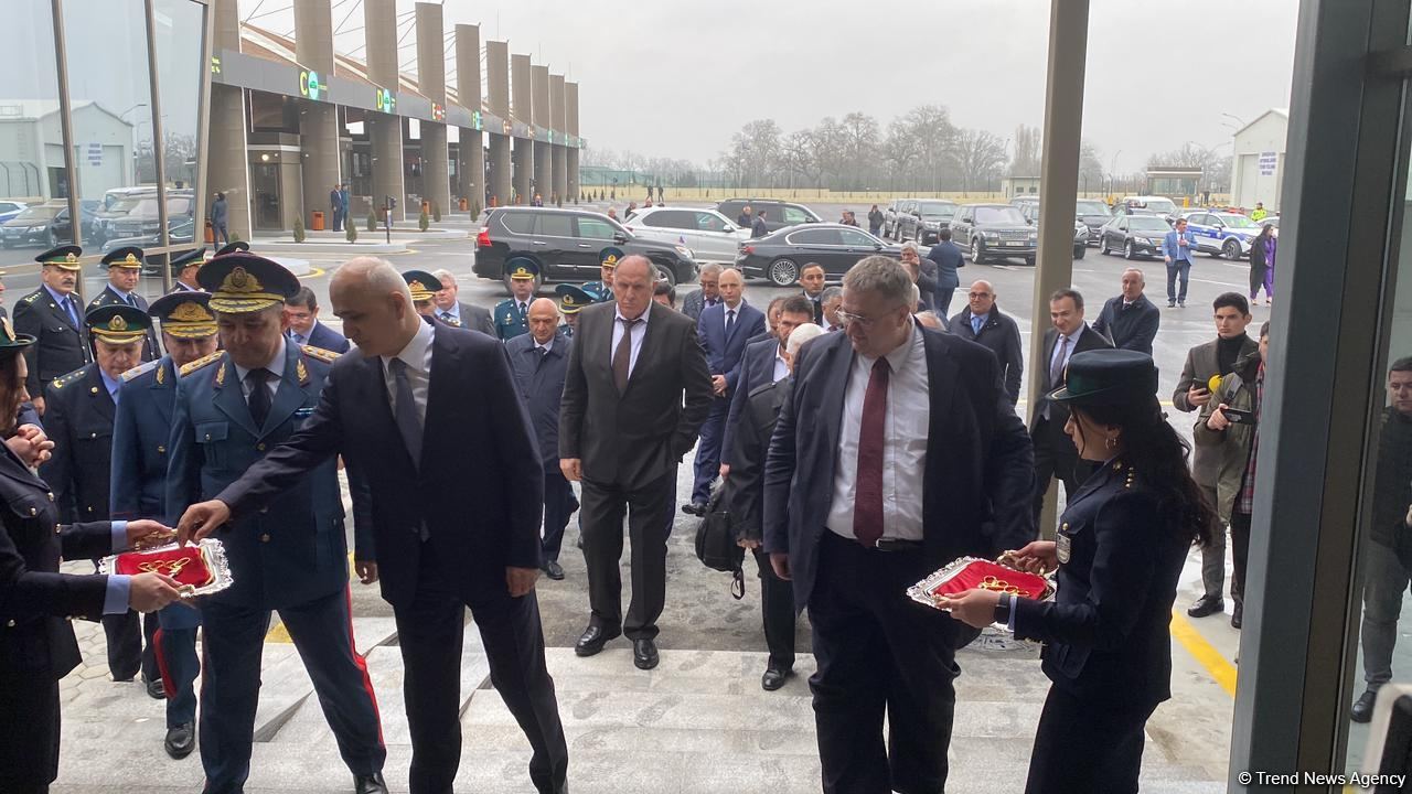 Yenidənqurmadan sonra Xanoba gömrük postu istismara verilib (FOTO/VİDEO)