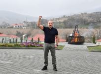 Prezident İlham Əliyev və Birinci xanım Mehriban Əliyeva Tərtər rayonuna səfər ediblər (FOTO/VİDEO) (YENİLƏNİB-2)